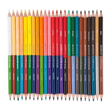 สีไม้สองหัว Master art 60 สี_2